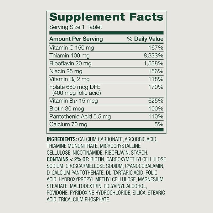 Super B Complex Tablets- High Potency Energy &amp Immune Support 250 Count (Pack of 3 Total 750 Count) Boxed by Fusion Shop Store