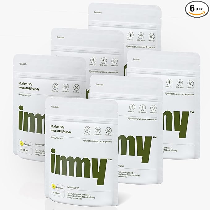IMMY Immune Supplement for Mood Support and Gut Health 180 ct. - Supports Joint Relief Focus &amp Mood Support Natural Calming Aid