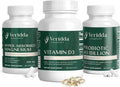 Gut–Immune–Inflammation Support System Trio - Vitamin D3Probiotic 40 BillionMagnesium Glycinate