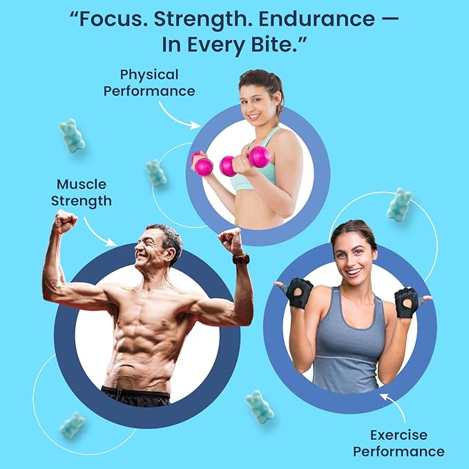 Ved Creatine Gummies 1000 mg – 120 Count Max Strength Muscle Growth &amp Recovery Supplement for Men &amp Women Vegan Creatine Monohydrate with Vitamin C Pre Workout Chewable 2 Months Supply.