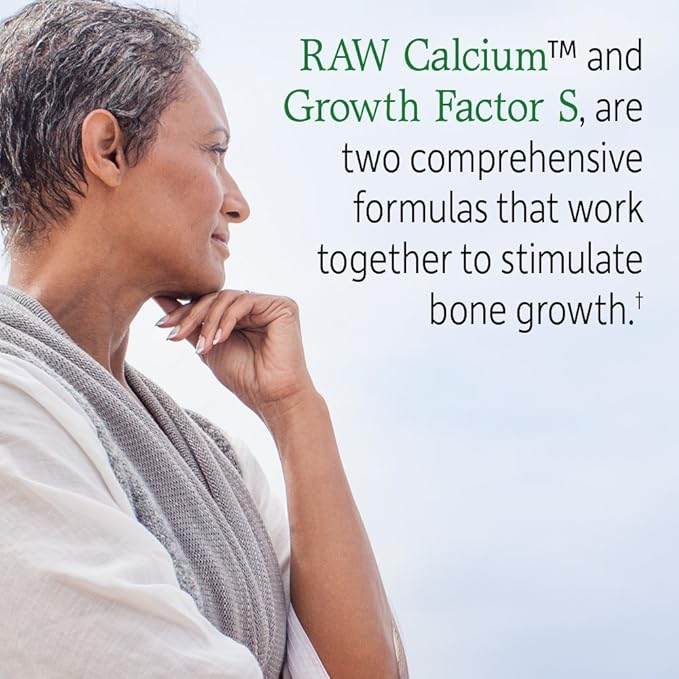 Garden of Life Calcium Supplement - Vitamin Code Grow Bone Made with Whole Foods Strontium Magnesium K2 MK7 Vitamin D3 &amp C Plus Probiotics for Gut Health 30 Day Supply