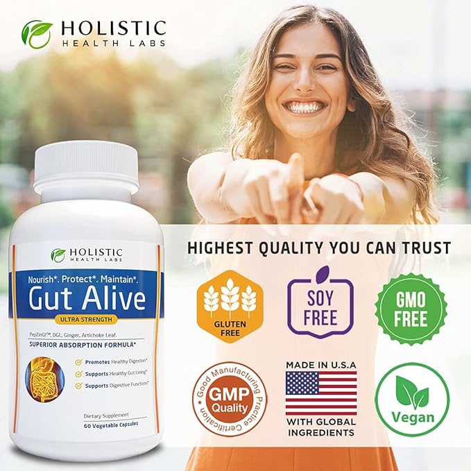 All-Natural Liver and Gut Support | Organic Milk Thistle Organic Dandelion Root &amp Organic Black Pepper | Ginger Artichoke Leaf Extract Deglycerized Licorice Root &amp Patented Zinc Carnosine