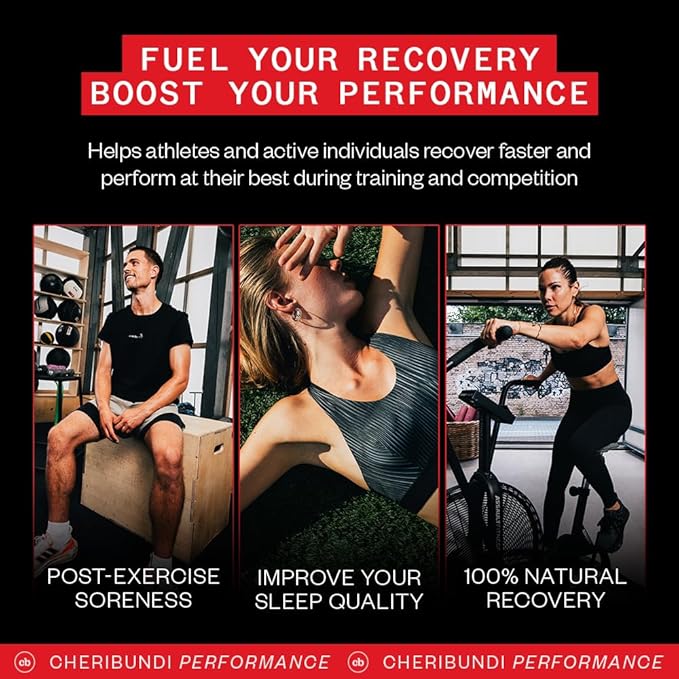 Cheribundi Tart Cherry Juice Sleep | Tart Cherry Juice with L-Theanine &amp Valerian Root | Athletes Recovery Drink | Promotes Restorative Sleep Muscle Recovery &amp Boosts Performance | 8 floz (12