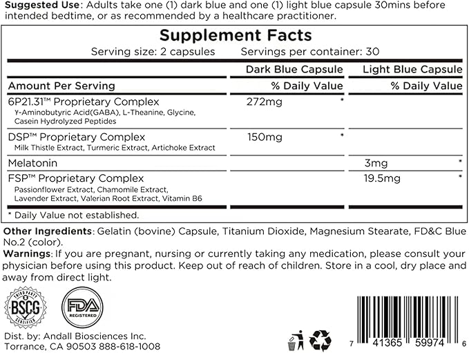 23 WELL Sleep rem Care Capsules(1+1) 60capsules