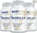 Research Verified Shinglax - Lemon Balm Proteolytic Enzymes Mushroom Complex Vitamin B Complex Oregano Zinc - GMO Free Made in USA - 60 Capsules (Pack of 3)
