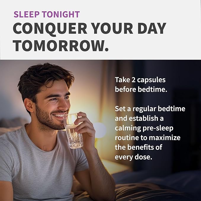 12-in-1 Melatonin Sleep Capsules - Natural Sleep Aids for Adults with Melatonin 5mg and Magnesium Glycinate 500mg Sleep Aid with Ashwagandha L Theanine Valerian Root GABA 5-HTP (90ct Pack of 4)