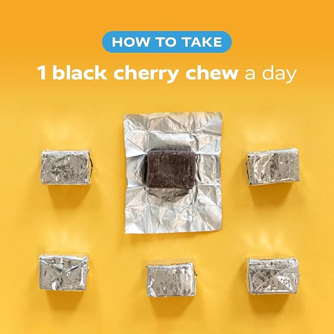 Redd Remedies Joint Health Original Helps Strengthen Connective Tissue and Cartilage Black Cherry Flavor 30 Soft Chews