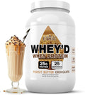 Sweat Ethic Whey'd Protein Powder 25 G Whey Protein Blend with Concentrate (30 Ounce Peanut Butter Chocolate)