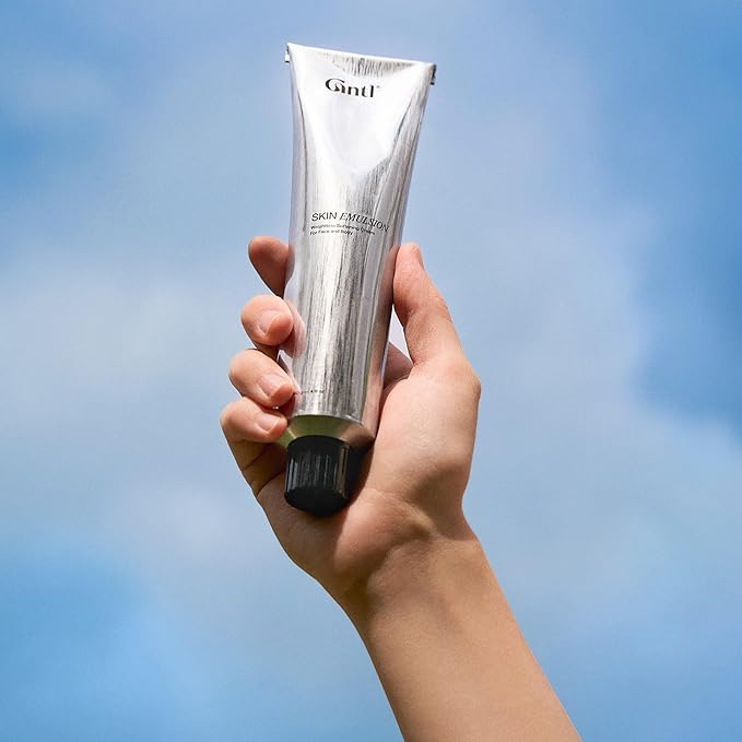 Gntl - Skin Emulsion | Squalane Rice Bran Ume Plum | Protect Hydrate Repair Soften | Non-Greasy Long-Lasting Sensitive-Skin Safe | Facial-Grade Ingredients for All Skin Types (140 ml | 4.3 oz)