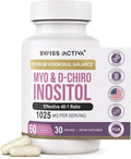 Swiss Activa+ Labs Myo Inositol &amp D-Chiro Inositol Supplement – 40:1 Ratio – Women’s Hormone Support – Supports Overall Menstrual Health &amp Metabolic Wellness – 30 Day Supply