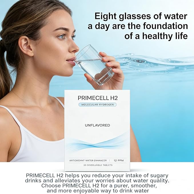 Molecular Hydrogen Water Tablets with Magnesium Hydrogen Tablets for Drinking Water Antioxidant and Cellular Health Support H2 Molecular Tabs 30 Tablets