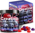 Creatine Monohydrate Gummies Complex 8000mg for Men and Women Containing L-carnitine &amp Taurine Build Muscle Boost Energy Faster Recovery Sugar Free &amp Vegan Raspberry &amp Blackberry 12