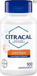 Citracal Calcium Citrate Petites W/Vitamin D Tablets 100 Ct (4 Pack)