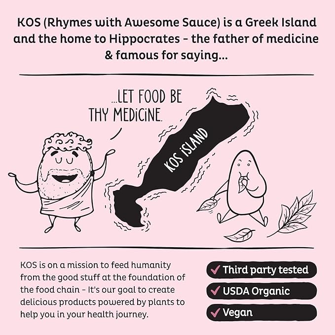 KOS Organic Beet Root Powder USDA Organic - Natural Nitric Oxide Booster Superfood Plant Based Beetroot Antioxidant Supports Active Lifestyle &amp Healthy Circulation Soy &amp Gluten-Free - 90 S