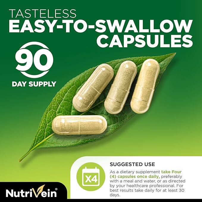 Nutrivein Whole Food Multivitamin for Men &amp Women – 120 Vegan Multivitamin Caps for Adults – Daily Energy Immune &amp Heart Support – Raw Fruit &amp Veggie Blend + B Vitamins - Not Intended for