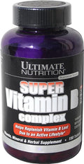 Ultimate Nutrition Vitamin B Complex Vitamin for Eye and Heart Health Support Energy Metabolism Vitamin Mineral and Herbal Supplement 150 Tablets