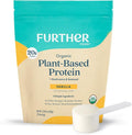 Further Food Organic Vegan Protein Powder Vanilla – 20g Pea Protein with Mushrooms &amp Seaweed Non-GMO Gluten Free Sugar Free 20.46 Oz