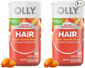 OLLY Ultra Strength Hair SoftgelsSupports Hair HealthBiotinKeratinVitamin DB12Hair-Supplement30 Day Supply - (Packaging May Vary)30 Count (Pack of 2)