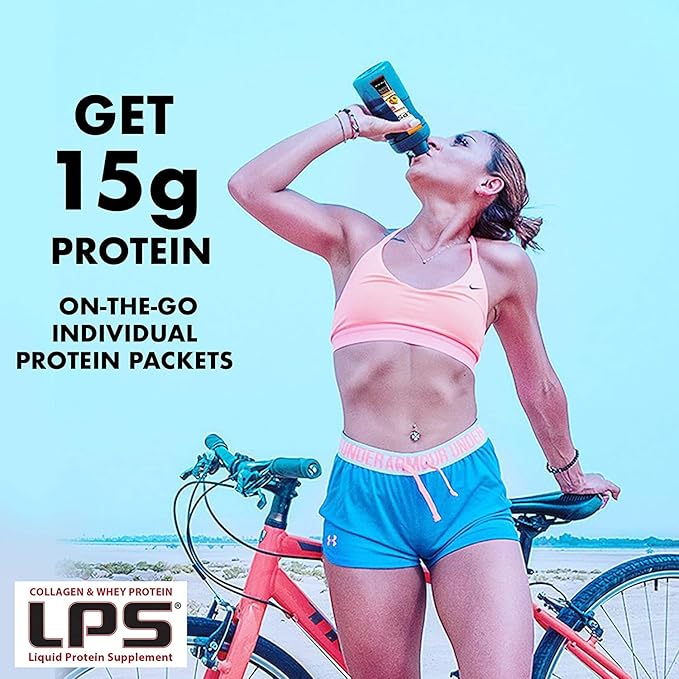 Nutritional Designs Sugar-Free Liquid Collagen &amp Whey Protein Supplement - Non-GMO Drink - Promotes Healthy Skin &amp Hair for Men &amp Women (Grape Standard Care) Pack of 6