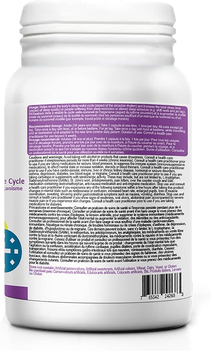 SleepCan Capsules 5mg Melatonin with Phosphatidylserine and L-Theanine 4 Packs of 90 Sleep-Wake Cycle Support Supplements Serving Size: 1 Capsule Once Daily