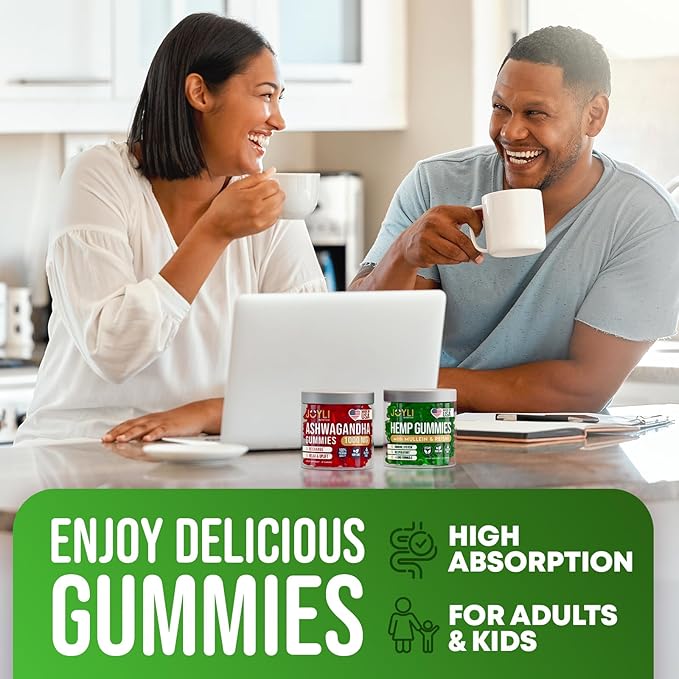 JOYLI Nutrition Hemp Gummies &amp Lung Cleanse Support – Mullein Leaf Reishi Mushroom &amp Vitamins A C D E – Vegan Sugar-Free Non-GMO Clean Lung Supplement – 60 Gummies for Respiratory Health