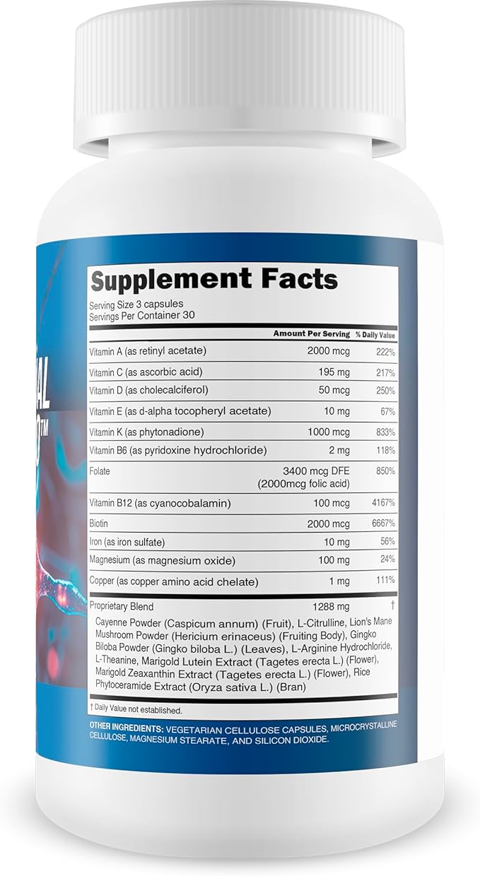 Nerve Ritual Pro - Neuropathy &amp Memory Nerve Support - Our Best Nerve Regen &amp Memory Supplement - Complex B12 Nerve Relief Ritual &amp Brain Ritual Memory Support - Presgera Nerve Alive Ritua