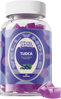 Well&ampWhole Bile Salts Supplement TUDCA Gummies 1000mg + Milk Thistle 500mg - Clinically Studied Liver Support for Detox &amp Digestion - Vegan Non-GMO - 60 Counts
