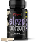 Sleep Potion Melatonin-Free Sleep Support Capsules 120 Count Magnesium Glycinate L-Theanine Zinc Glycinate Chamomile Jujube Seed Lemon Balm 30 to 40 Servings Gluten Free