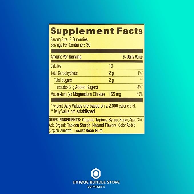 Magnesium 165mg – 60 Gummies Orange Flavor Magnesium Citrate Gummy Magnesium Gummies Chewable Magnesium Supplement for Bone &amp Muscle Health + 7 Day Pill Organizer Included (Pack of 3)