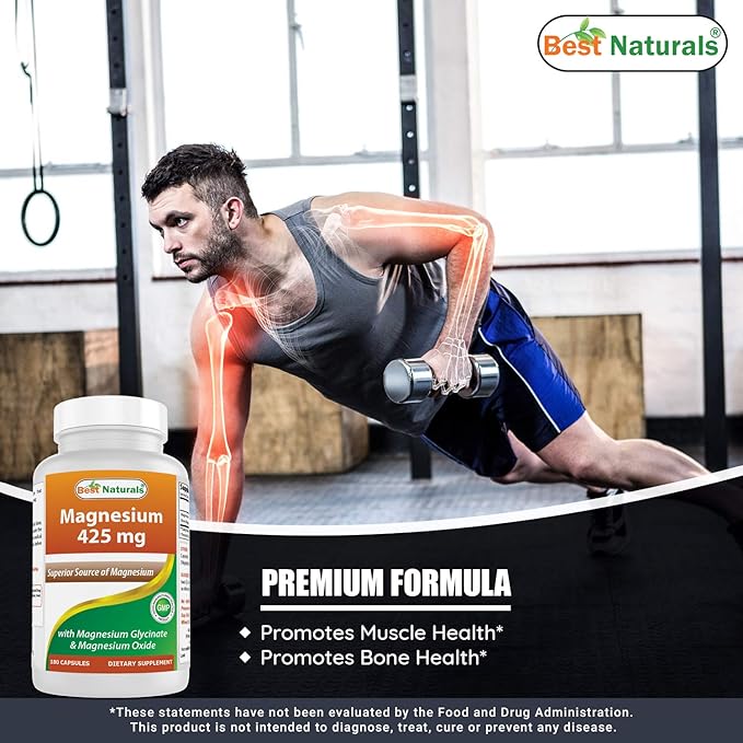 Best Naturals CoQ10 600 mg &amp Magnesium Glycinate 425 mg