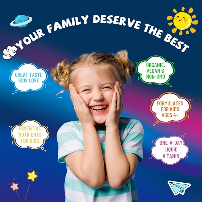 Magnesium Glycinate Liquid Drops for Kids Vitamin D3 K2 Drops for Kids