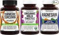 FarmHaven Milk Thistle Capsules + Turmeric Curcumin with BioPerine Black Pepper Magnesium Glycinate &amp Malate