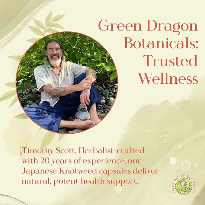 Japanese Knotweed Capsules 500 mg 100 Capsules Made in USA - Natural Source of Resveratrol Immune Support Supplement Non-GMO Gluten-Free Vegetarian Japanese Knotweed Root for Cardiovascular Health.*