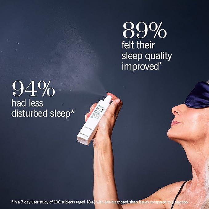 This Works Sleep Plus Pillow Spray 50 ml - Motion-Activated Sleep Spray Infused with Lavender Camomile and Vetivert - Science-Backed Pillow Spray Designed to Aid Restless Sleepers