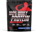 Goliath Labs 100% Whey Protein Powder Isolate/Blend | Fast-Absorbing Workout Supplements for Men and Women | 25g of Pure Protein and 5.5g of BCAAs | 5 lbs 68 Servings (5 LB Cookies n Cream)