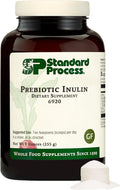 Standard Process Prebiotic Inulin - Gut Health &amp Immune Support Supplement - Calcium &amp Magnesium for Bone Health - Good Source of Fiber - Non-Soy Non-Dairy Gluten-Free &amp Vegan - 9 oz (25