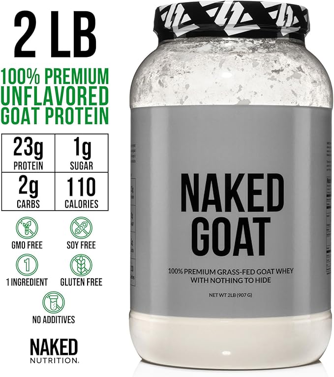 NAKED Grass Fed Protein PB Bundle: 2LB Goat and 2LB PB