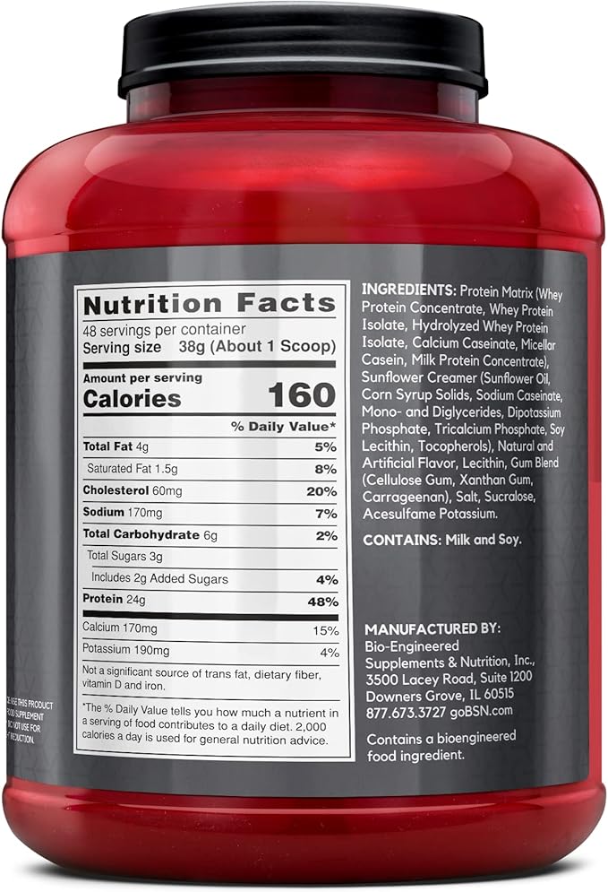 BSN SYNTHA-6 EDGE Protein Powder Vanilla Flavored Powder with Hydrolyzed Whey Micellar Casein for Muscle Gain Low Sugar 24g Protein Vanilla Milkshake 48 Servings 4.01 Pound (Pack of 1)