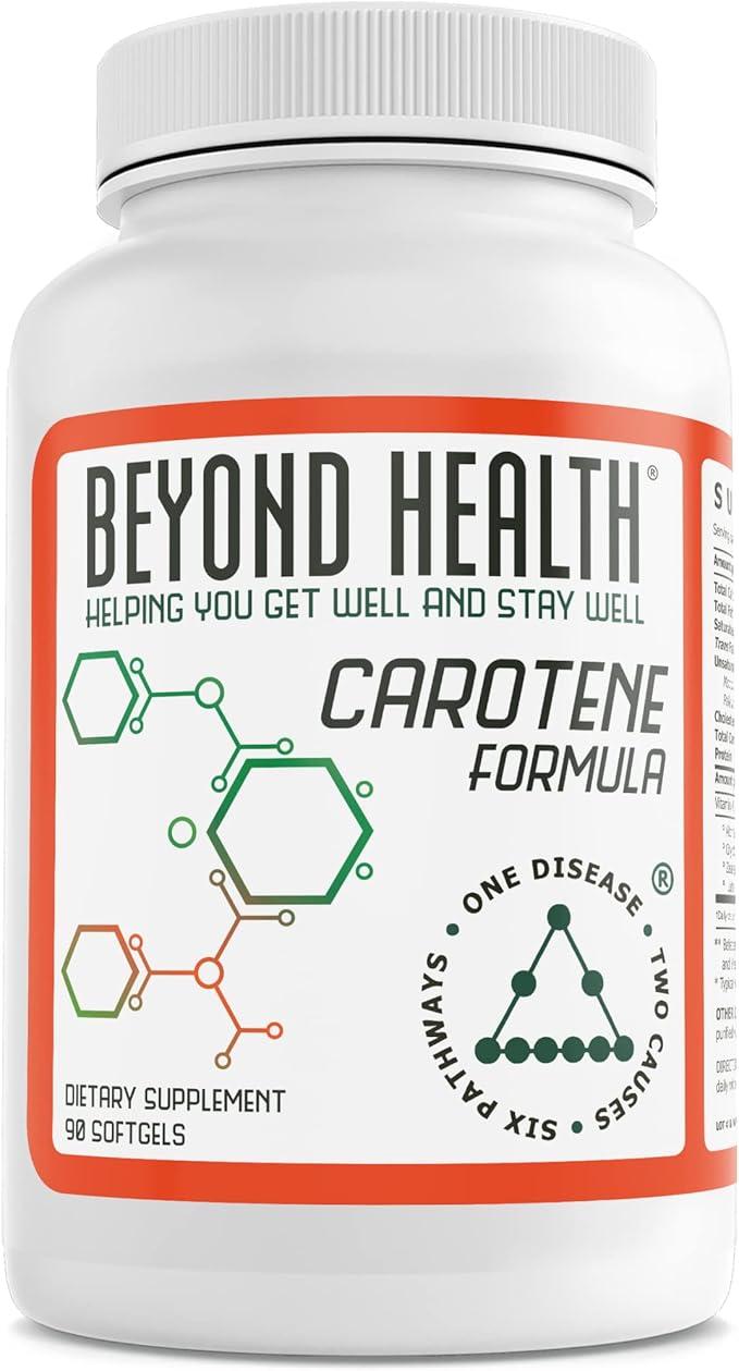 Beyond Health Carotene Formula 90 Softgels - Supplement Infused with Carotenoids