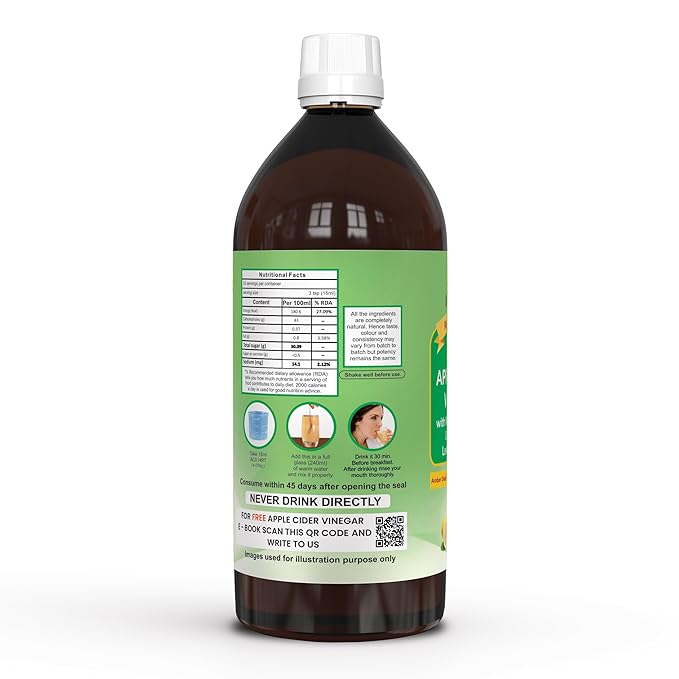 Dr. Patkar's Apple Cider Vinegar GarlicGingerLemon And Honey (Pack Of 2)(500 Ml)