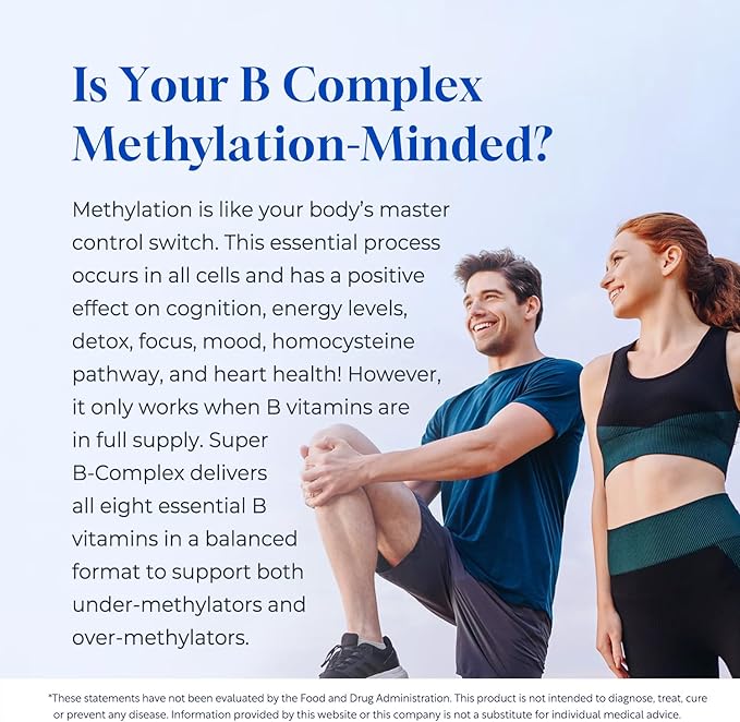 Super B-Complex Liquid Vitamins Liposomal Methyl Vitamin B Milk Thistle Folate B1 Thiamin B2 Riboflavin B3 B5 B6 Biotin B12 - Detox Immune Liver Energy Support 1.7 Fl Oz (3)