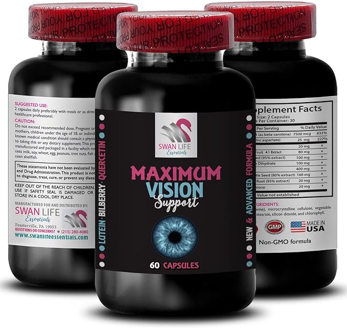 Clearer view - EYE VISION SUPPLEMENT - Eye sharpness Sharp focus Clarity boost Lens support Focus sharpener Sharp lines Bright outlook Vision boost Focus sharp 2 Bottle 120 Capsules