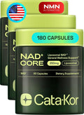 NMN Supplement Alternative – Liposomal NAD+ Supplement – Third-Party Tested – NAD CORE – 90-Day Supply – 180 Capsules