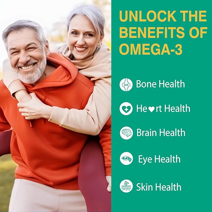 Hydrolyzed Collagen Peptides Pills + Vegan Omega 3 Supplement with Vitamin D3 K2