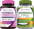Doctor's Recipes Moringa 11000 mg Strength 90 Caps and Women’s Probiotic Bundle 120 Caps