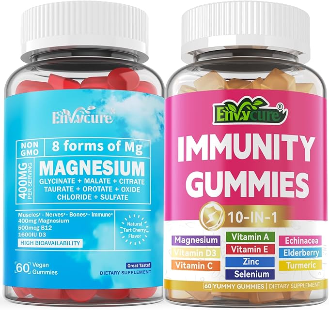Magnesium Gummies 400mg+ Immune Support Gummies