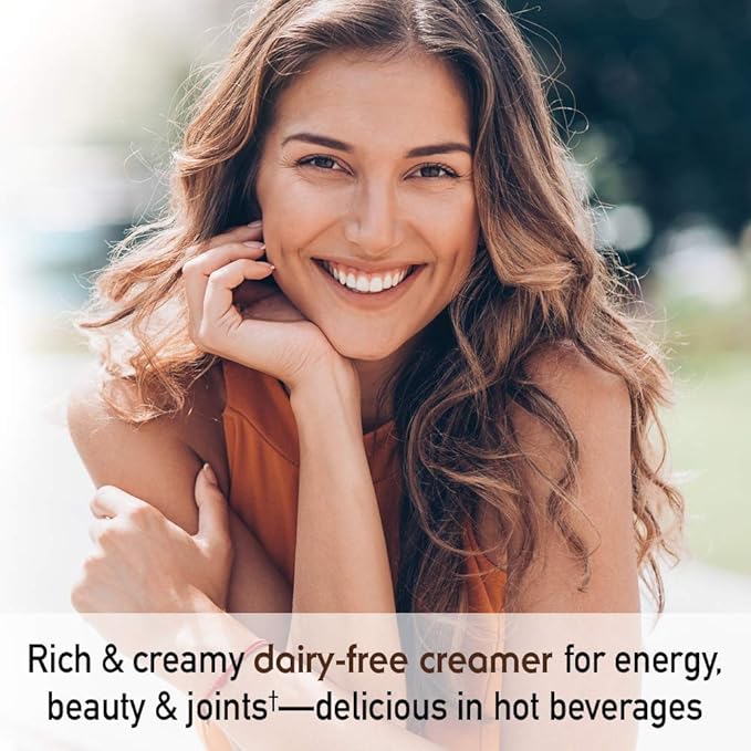 Garden of Life Grass Fed Collagen Creamer Powder - Chocolate 12 Servings Powder for Coffee Energy Beauty Joints Collagen Peptides with Coconut MCTs Keto Protein Supplements