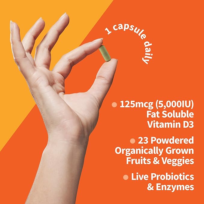 Garden of Life Organics Women's Once Daily 60ct &amp Vitamin Code Vitamin D3 5000IU 60ct