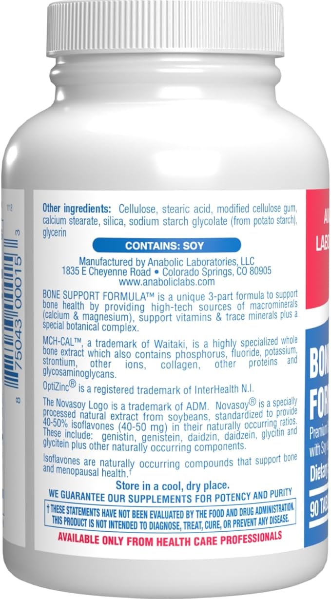 Clinical Calcium Complex Bone Supplement - Restorative Calcium Magnesium Zinc D3 Supplement for Bone Health Strength &amp Density Support with Antioxidant Bioflavonoids - High Absorption - 15 Serving