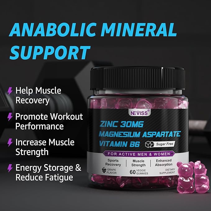 Zinc and Magnesium Supplement + Kids Omega 3 Gummies